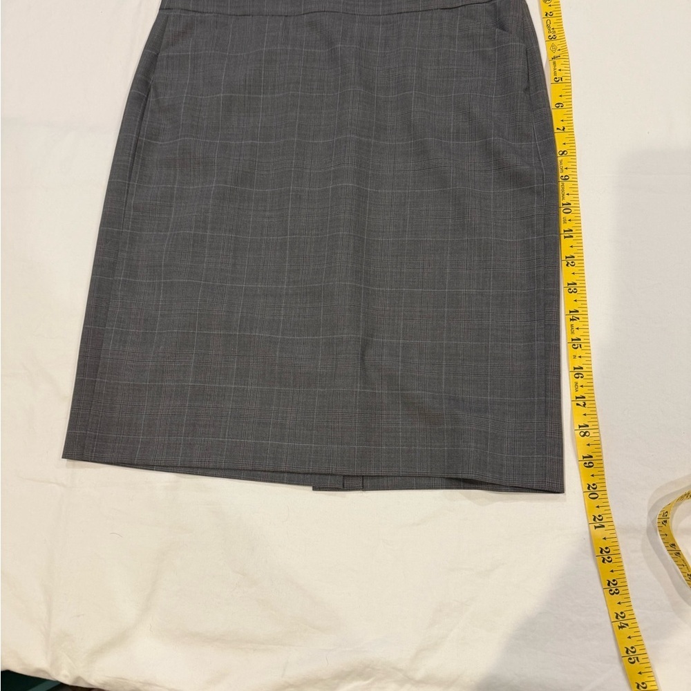 Theory Grey Pencil Skirt Womens Size 0 Tailored Career Office - Picture 3 of 6